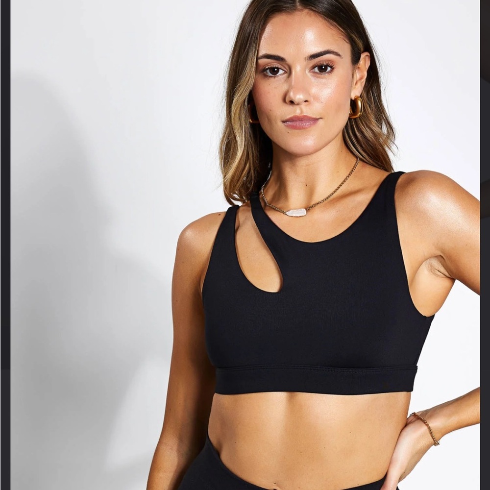 ALO Yoga Peak Black Sports Bra
